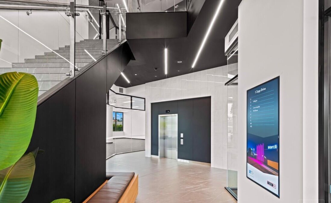 1 Zupp Drive, Ormeau — lobby directory and lift