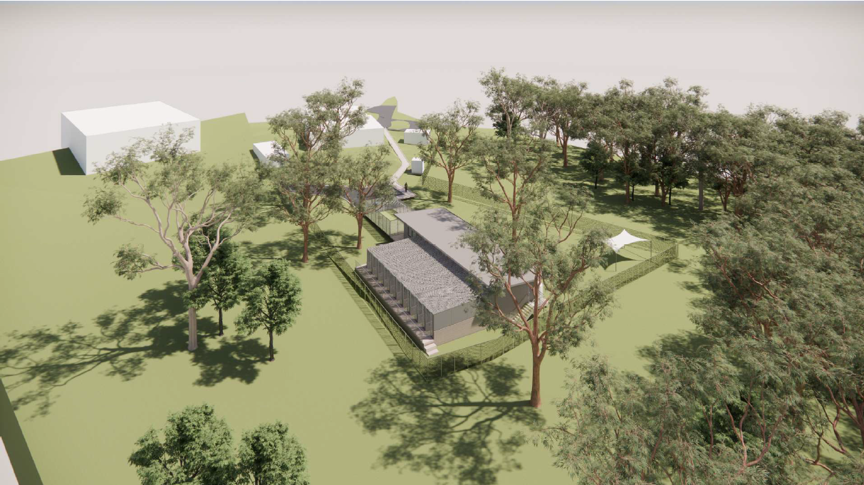 Birkdale Animal Shelter — aerial site render