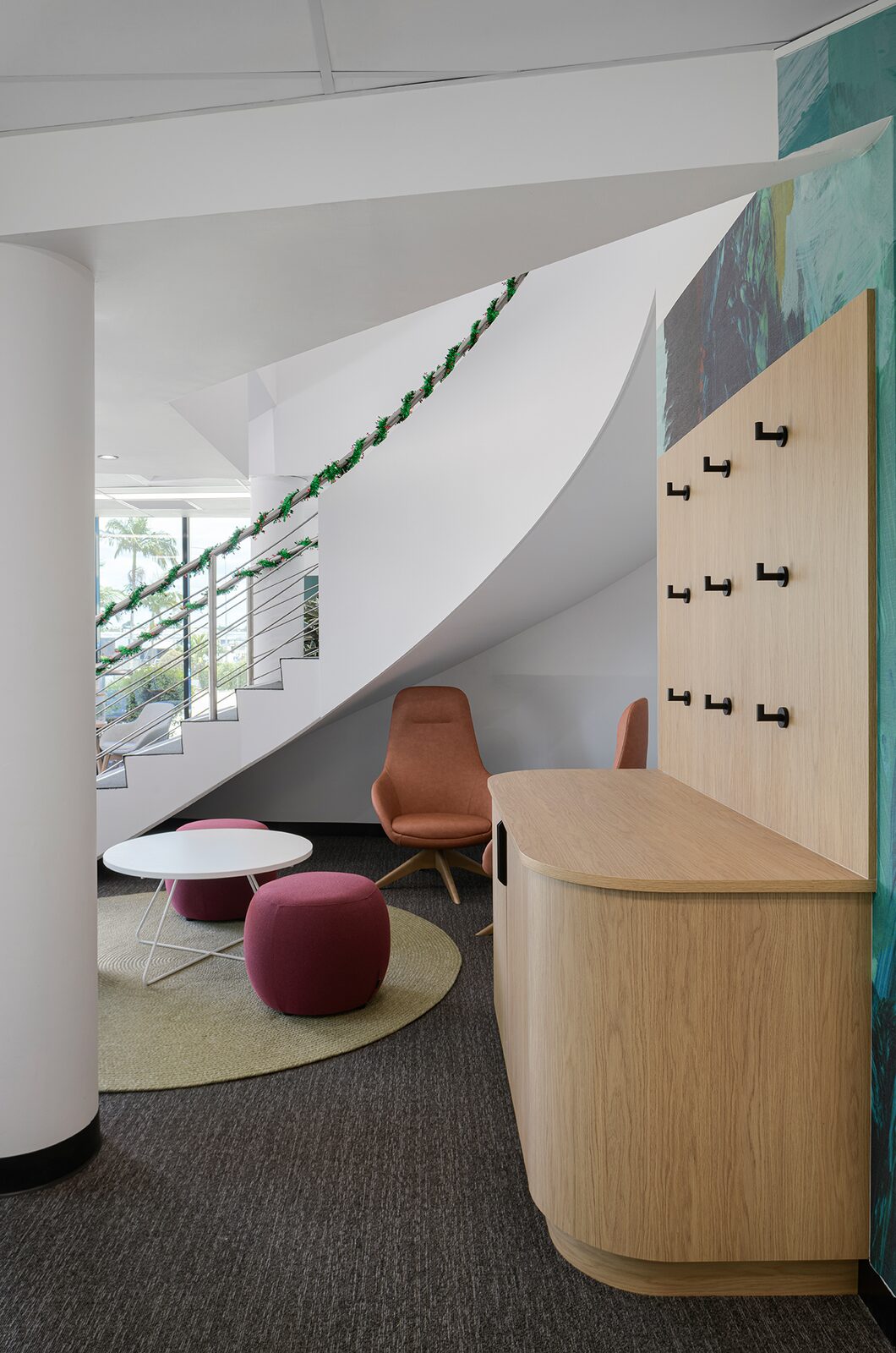 CSSDS fitout — reception seating