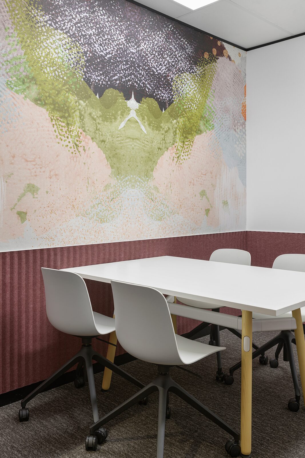 CSSDS fitout — meeting room mural