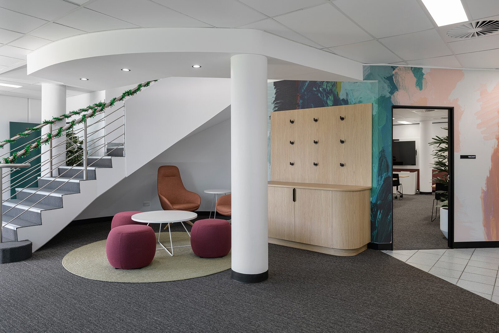 CSSDS Office Fitout — reception and lobby