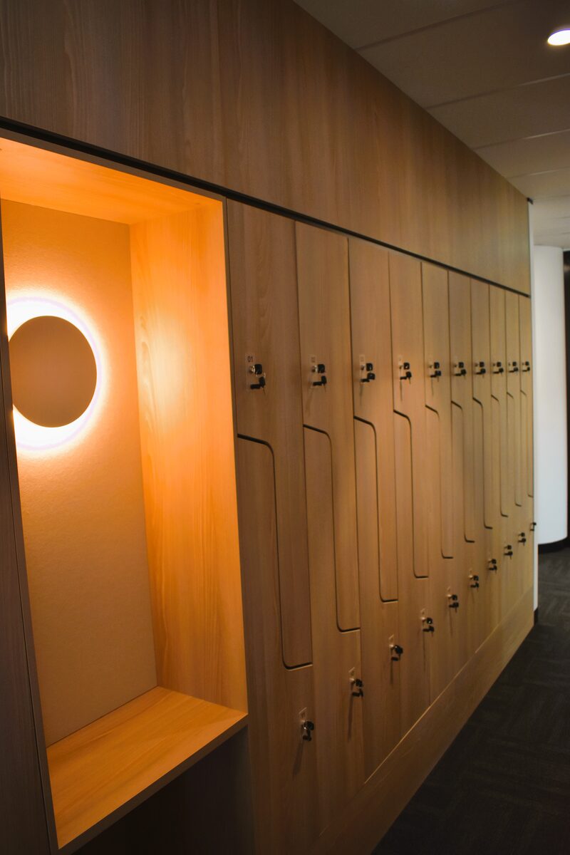 Gallaghers Gold Coast — end-of-trip locker facilities
