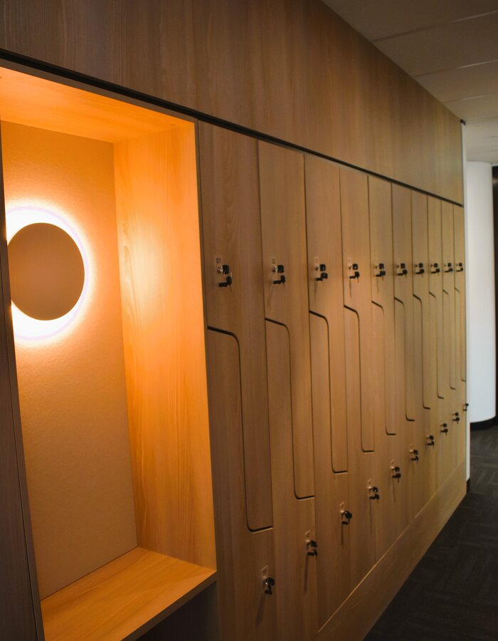 Gallaghers Gold Coast — end-of-trip locker facilities