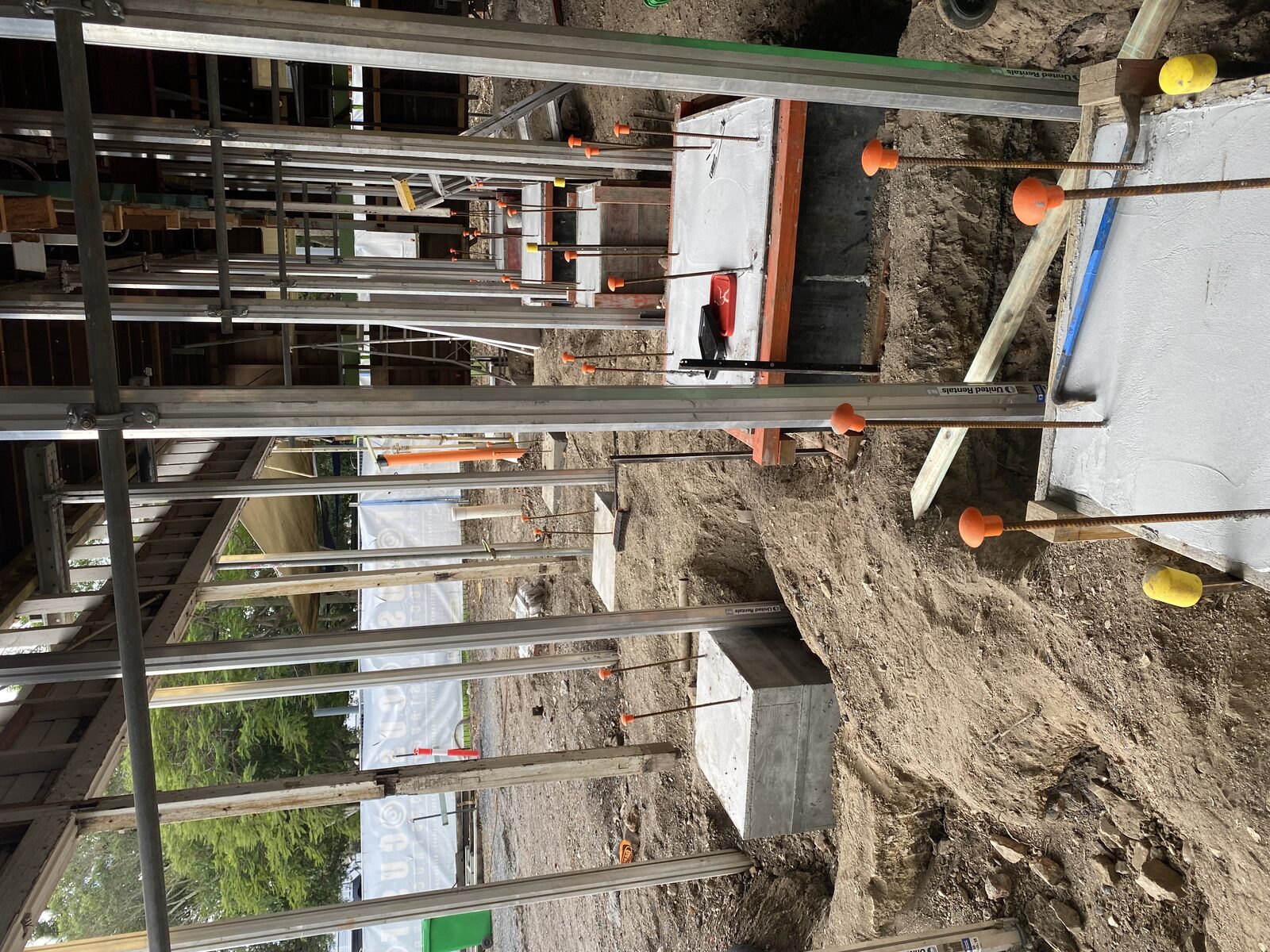 Milton SS B Block — pier and pad footings