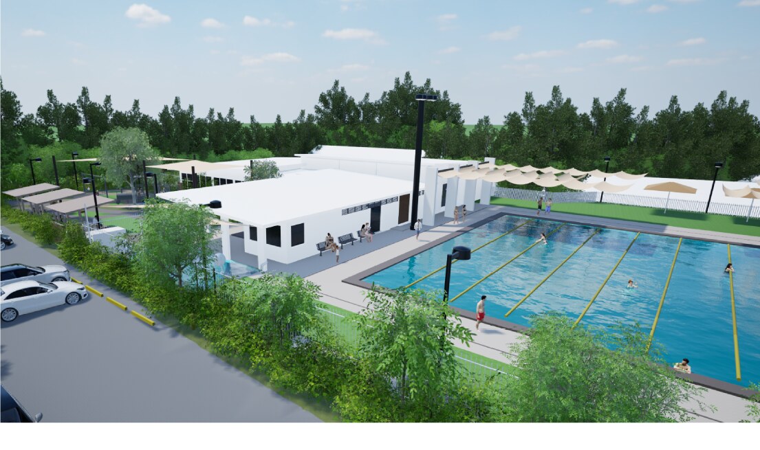 Mudgeeraba Aquatic Centre — concept render