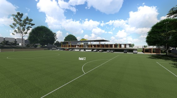 Newmarket SFC — Field 2 concept render