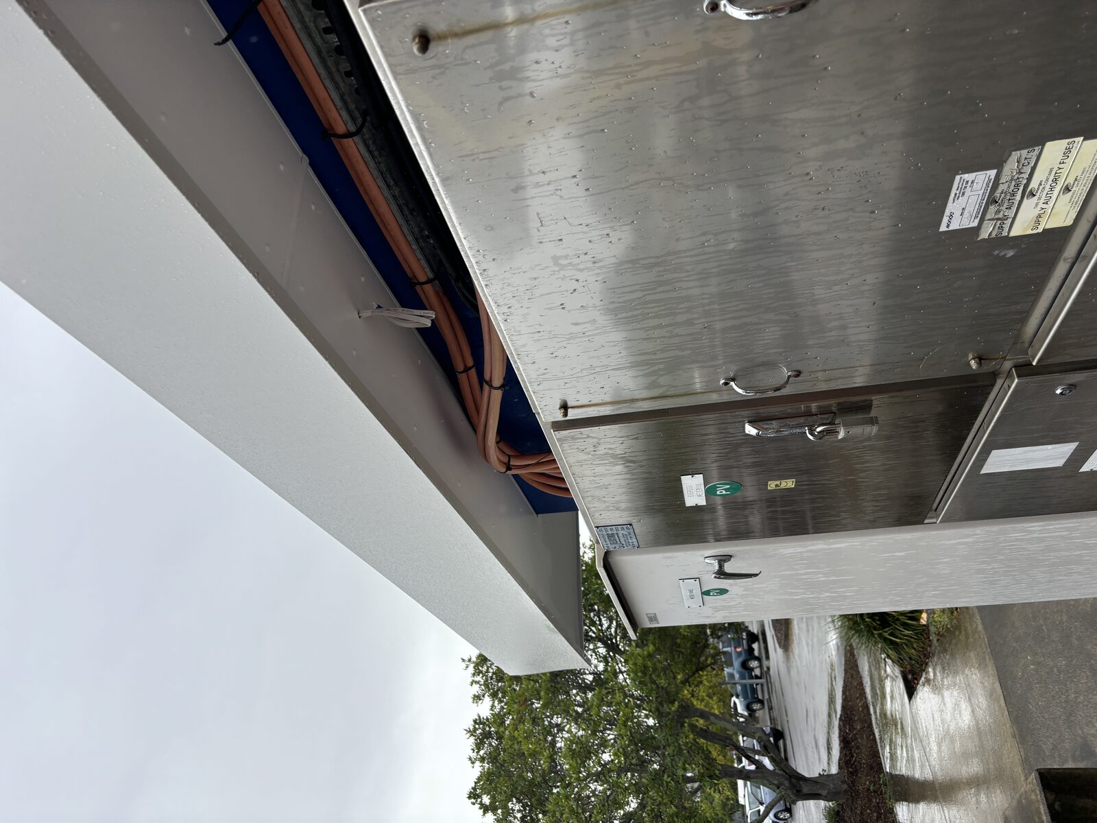 Zillmere Sports AFC — electrical switchboard and PV metering